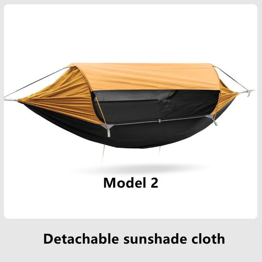 Traveler 2.0 Double Hammock with Mosquito Net & Sunshade – 270x140cm