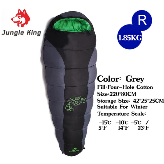 Lightweight Cotton Sleeping Bag | Waterproof 4-Season | Camping & Hiking