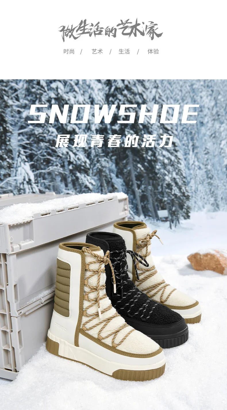 Load image into Gallery viewer, XIANG GUAN Outdoor Cold Resistant Hiking shoesTrainers Winter Women Snow Boots waterproof Mountain shoes Camping Casual sneakers
