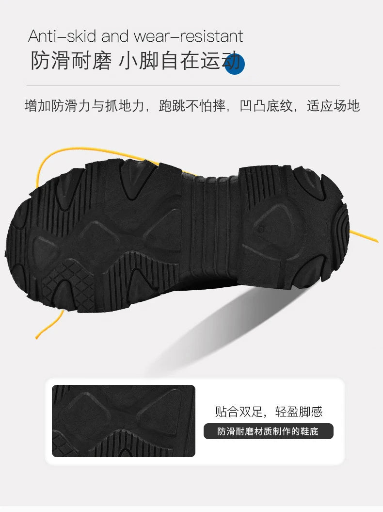 Load image into Gallery viewer, New Children Snow Boots Trendy All-match Kid Winter Thick Bottom Cotton Shoe Mid Top Warm Girl Boy Anti-slip Wear-resistant Boot
