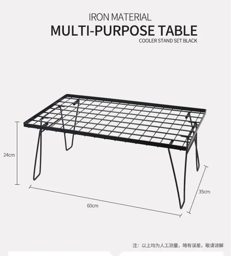 Load image into Gallery viewer, Folding Bamboo Mesh Camping Table | Portable BBQ Drain Storage Rack | Outdoor Dining Table
