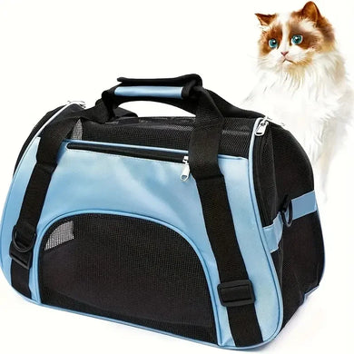 Portable Pet Carrier Bag Soft-Sided Travel Tote for Cats, Dogs & Puppies