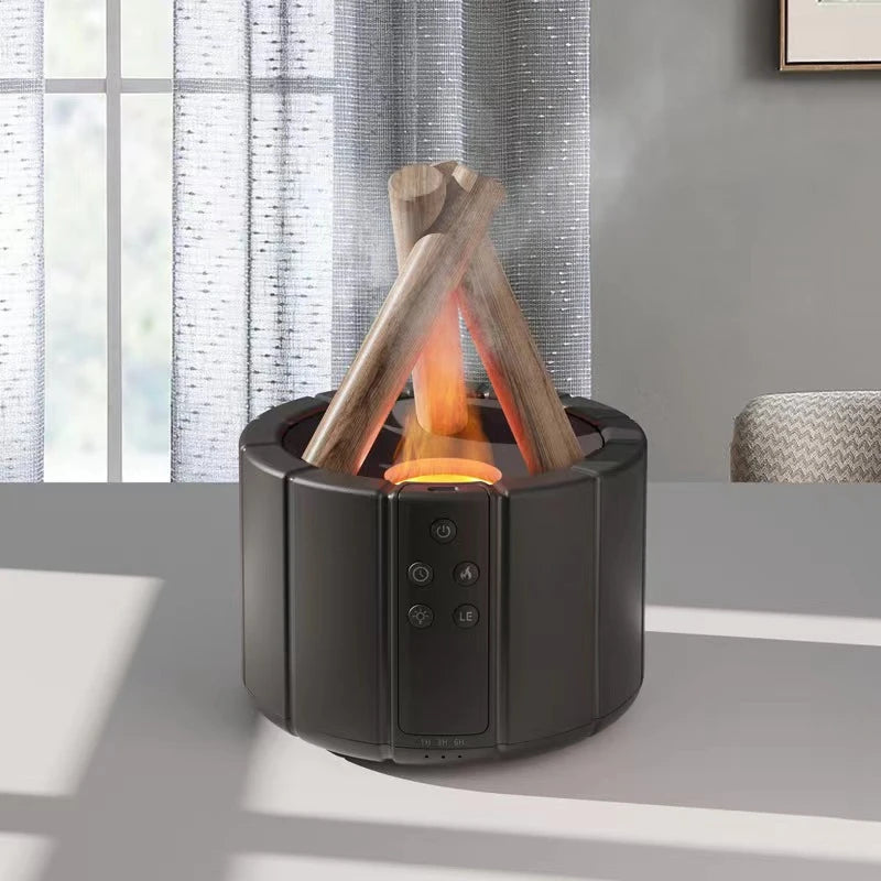 Load image into Gallery viewer, Campfire Aromatherapy Machine Home Aromatherapy Machine Essential Oil Aromatherapy Flame Humidifier Home Deco
