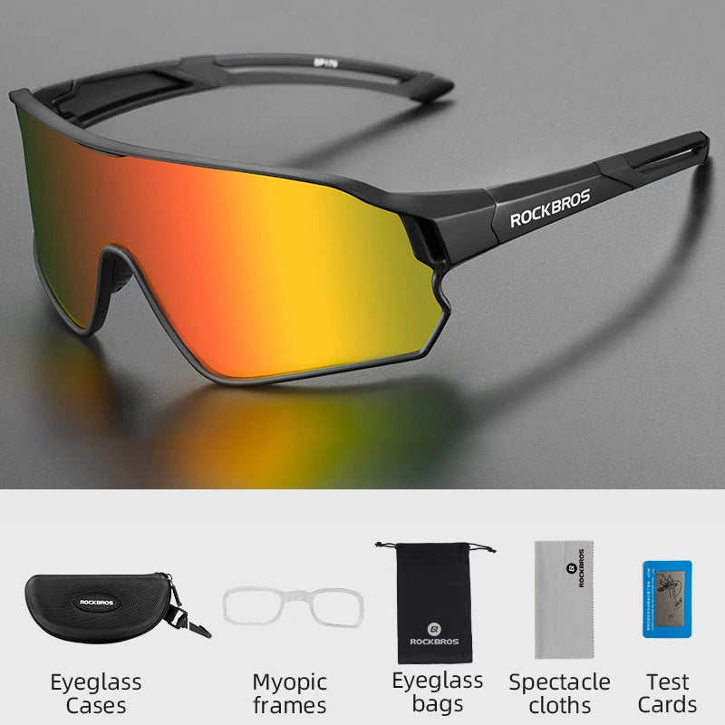 Load image into Gallery viewer, ROCKBROS Polarized Cycling Glasses – Photochromic UV400 Road &amp; MTB Sports Eyewear
