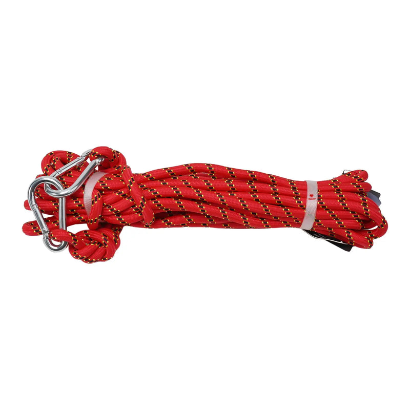 Load image into Gallery viewer, Safety Rope Rock Climbing Rope 10M 10mm Equipment Polyester Red/Bule Static Thick Knit Tree Wall High Performance
