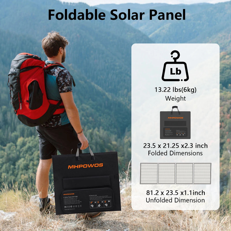 Load image into Gallery viewer, 220W Foldable Solar Panel Kit | 40V Portable Solar Charger | Compatible with Jackery Bluetti EcoFlow
