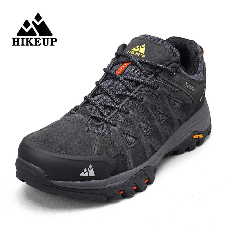 Load image into Gallery viewer, HIKEUP Men’s Breathable Trekking Boots – Non-Slip Outdoor Hiking and Camping Shoes
