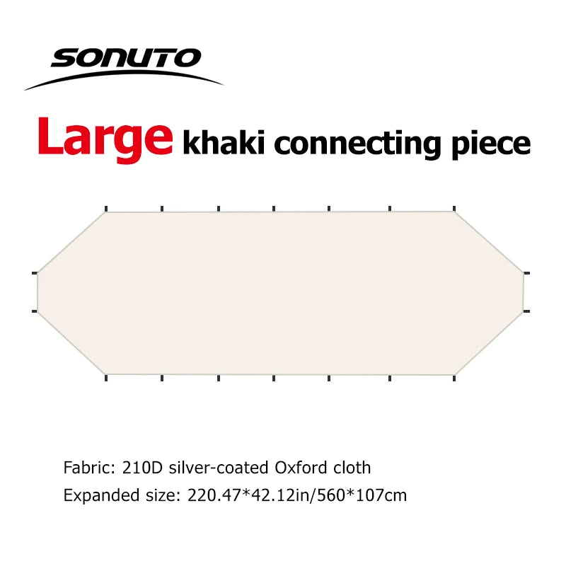 Load image into Gallery viewer, Sonuto Dome Canopy Large Tent – All-Season Sun Shelter with Rainproof Pavilion Design
