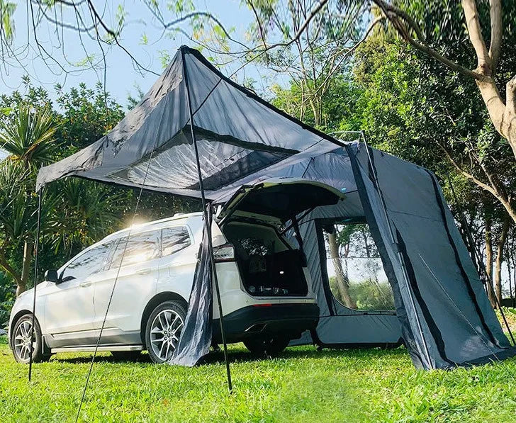 Load image into Gallery viewer, Factory car tent camping rear Awning Sun Shelter outdoor tent  car roof top tent for camping waterproof B-HW114
