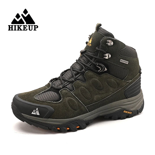 HIKEUP Men's Winter Hiking Boots Warm & Non-Slip for Cold Weather Adventures