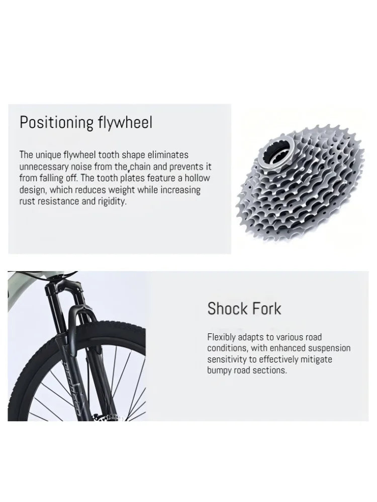 Load image into Gallery viewer, Gear-Shifting Folding Mountain Bike – 26-Inch, 24-Speed, Soft-Tail Carbon Steel Frame
