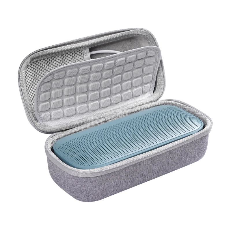 Load image into Gallery viewer, Exquisite Hard Traveling Bags Carry Case Storage Box For Bose SoundLink Speaker Hard Protective Bag Mesh Pocket with Carabiner
