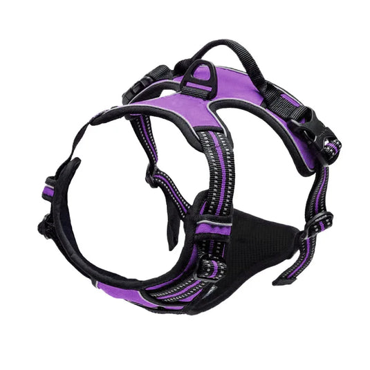 No-Pull Reflective Dog Harness Easy-Control Vest for Medium & Large Dogs