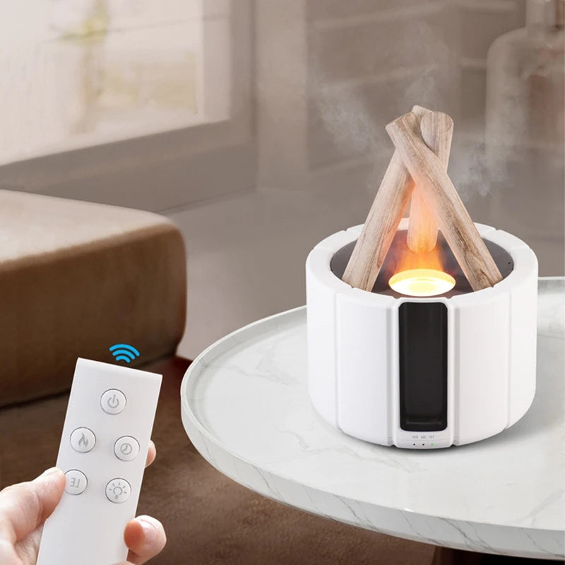 Load image into Gallery viewer, Campfire Aromatherapy Machine Home Aromatherapy Machine Essential Oil Aromatherapy Flame Humidifier Home Deco
