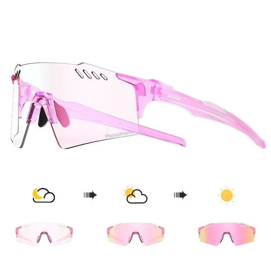 SCVCN Photochromic Cycling Sunglasses – Intelligent Vision for Every Adventure