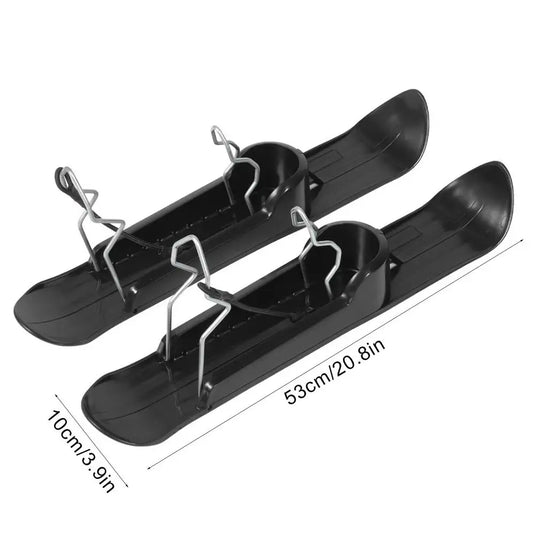 Snow Skis Set Balance Cycling Scooter Parts Lightweight Snow Sledge Board Set For Scooter For Snowfields Baby Strollers