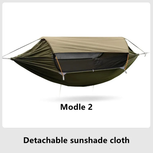 Traveler 2.0 Double Hammock with Mosquito Net & Sunshade – 270x140cm