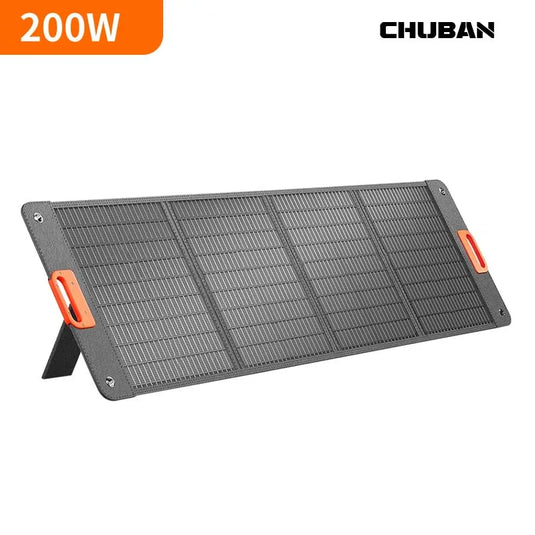 200W Foldable Solar Panel | Portable Outdoor Camping Solar Charger | Power Generator Charging