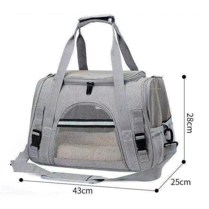 Load image into Gallery viewer, Adjustable Convenient Spacious Soft-Sided Pet Carrier Backpack - Comfortable for Small Dogs and Cats on Long Journeys - Effortle
