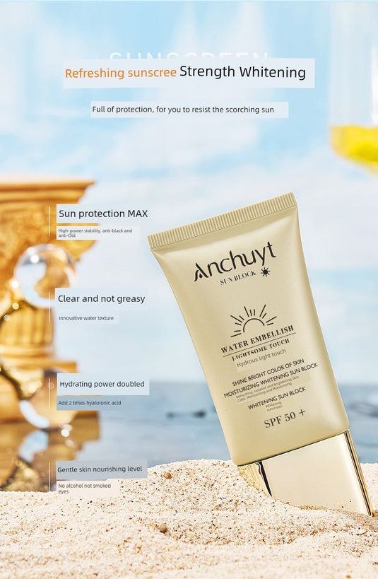 Whitening Sunscreen SPF50+ All-in-One UV Defense, Whitening & Hydration
