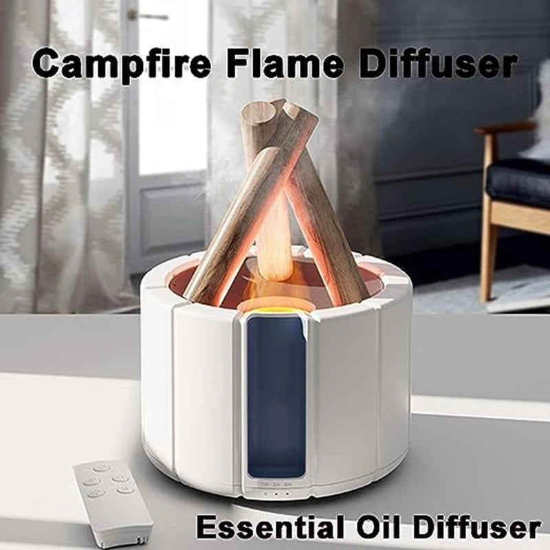 Load image into Gallery viewer, Campfire Aromatherapy Machine Home Aromatherapy Machine Essential Oil Aromatherapy Flame Humidifier Home Deco
