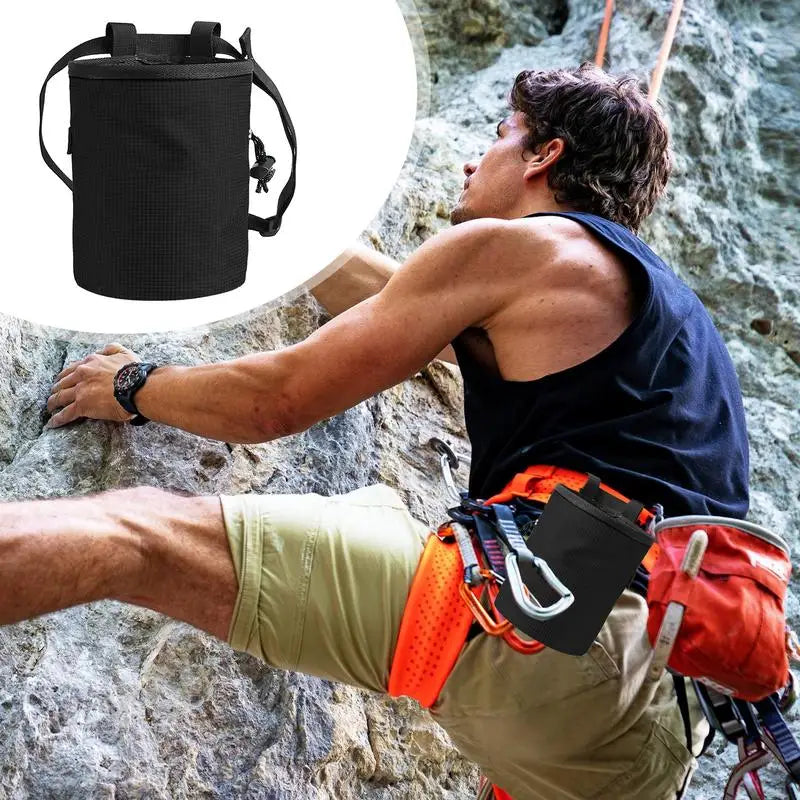 Load image into Gallery viewer, Rock Climbing Chalk Bag Sports Rock Climbing Weightlifting Chalk Bag Non-Slip Design Fanny Pack For Rock Climbing Weightlifting
