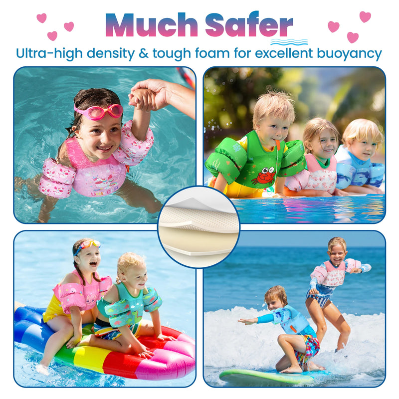 Load image into Gallery viewer, Baby Float Arm Sleeve Floating Ring Safe Life Jacket Buoyancy Vest Kid Swimming Equipment Armbands Swim Foam Pool Toys Life Vest
