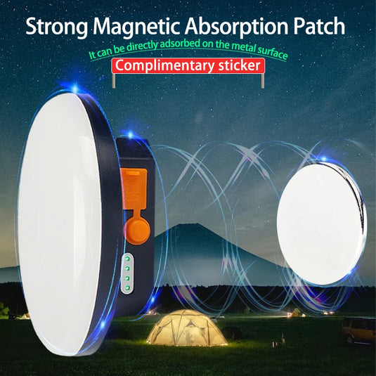 30W LED Camping Lantern 7200mAh | Rechargeable Portable Tent Light | High-Power Outdoor Lamp