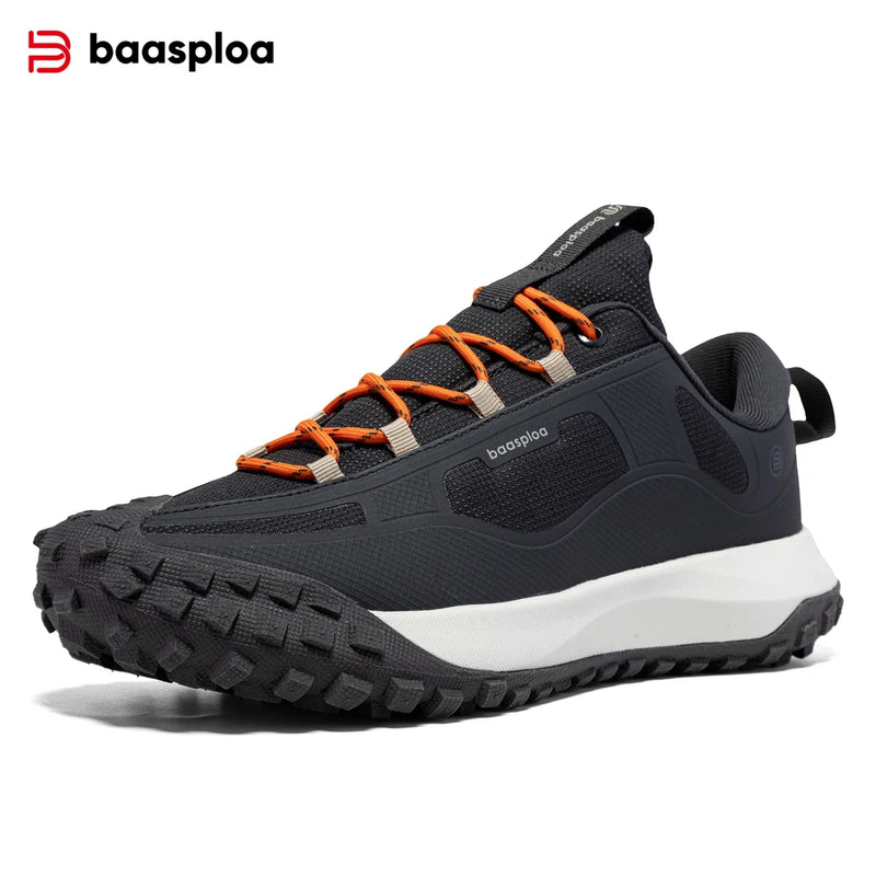 Load image into Gallery viewer, Baasploa Men’s Trail Running Shoes – Superior Grip &amp; All-Terrain Comfort
