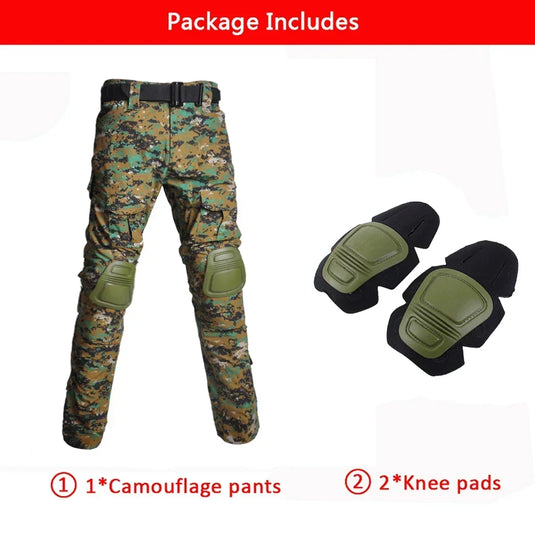 Softair Pants Hiking Tactical Pants Men Climb Clothing Camo Casual Combat Pant Camping Outfit Outdoor Paintball Trousers Hunt