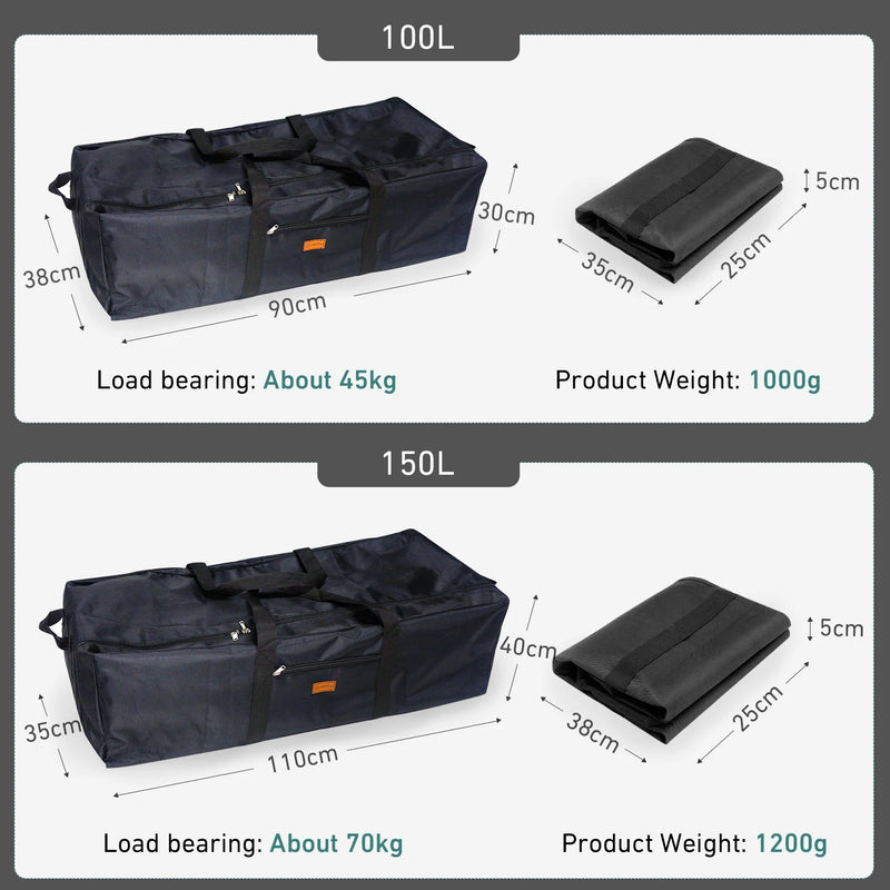 Load image into Gallery viewer, 100L Camping Tools Storage Bag – Heavy-Duty Foldable Travel Organizer
