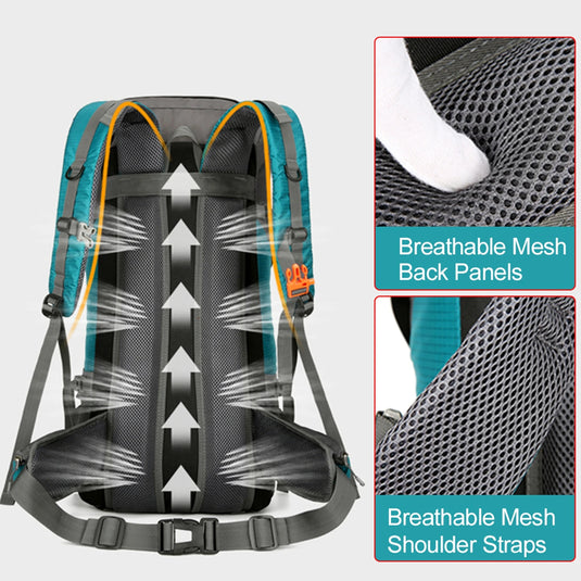 70L Waterproof Hiking Backpack | Camping Climbing Mountaineering Rucksack | Trekking Travel Bag