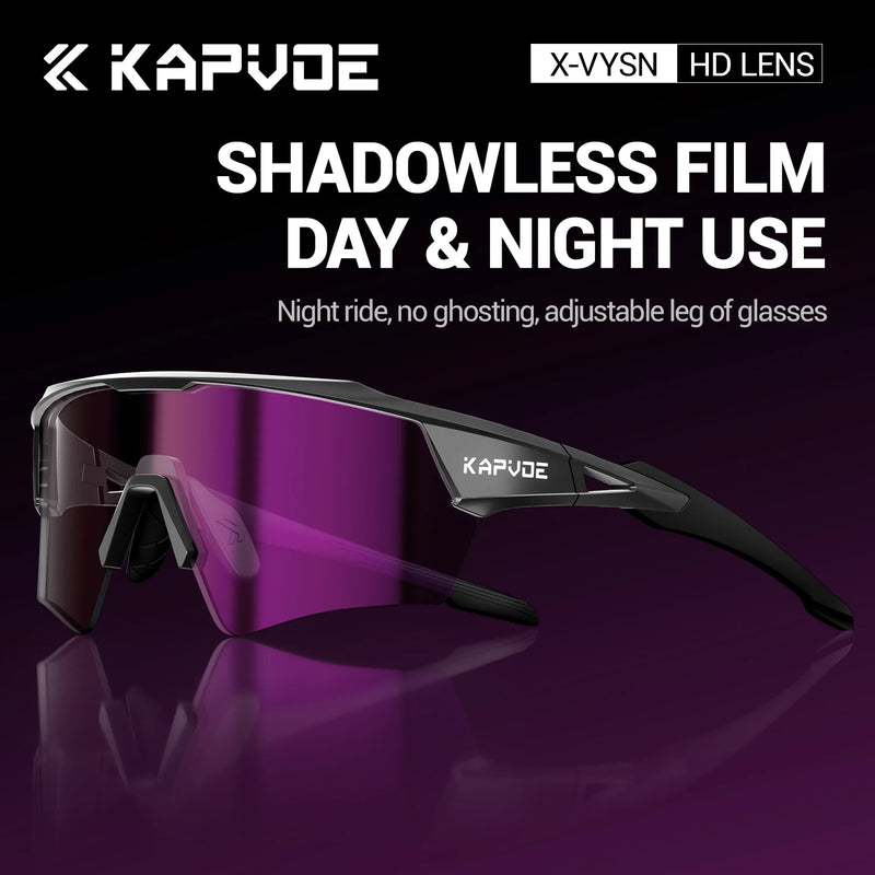 Load image into Gallery viewer, Kapvoe Photochromic Cycling Sunglasses – Adaptive Vision, Elevated Performance
