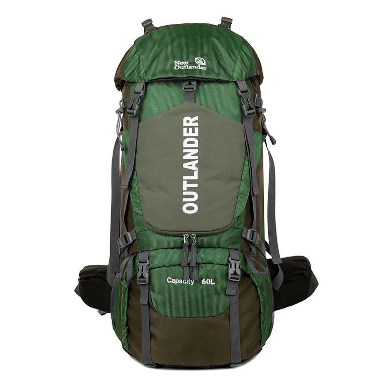 Load image into Gallery viewer, 60L Waterproof Camping Backpack with Rain Cover | Hiking Trekking Mountaineering Rucksack
