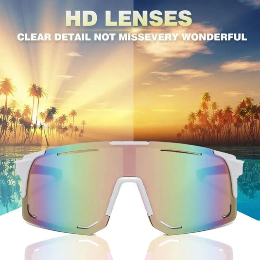 Polarized UV Protection Cycling Sunglasses – Unisex Sport Eyewear for Road Riding and Outdoor Adventure