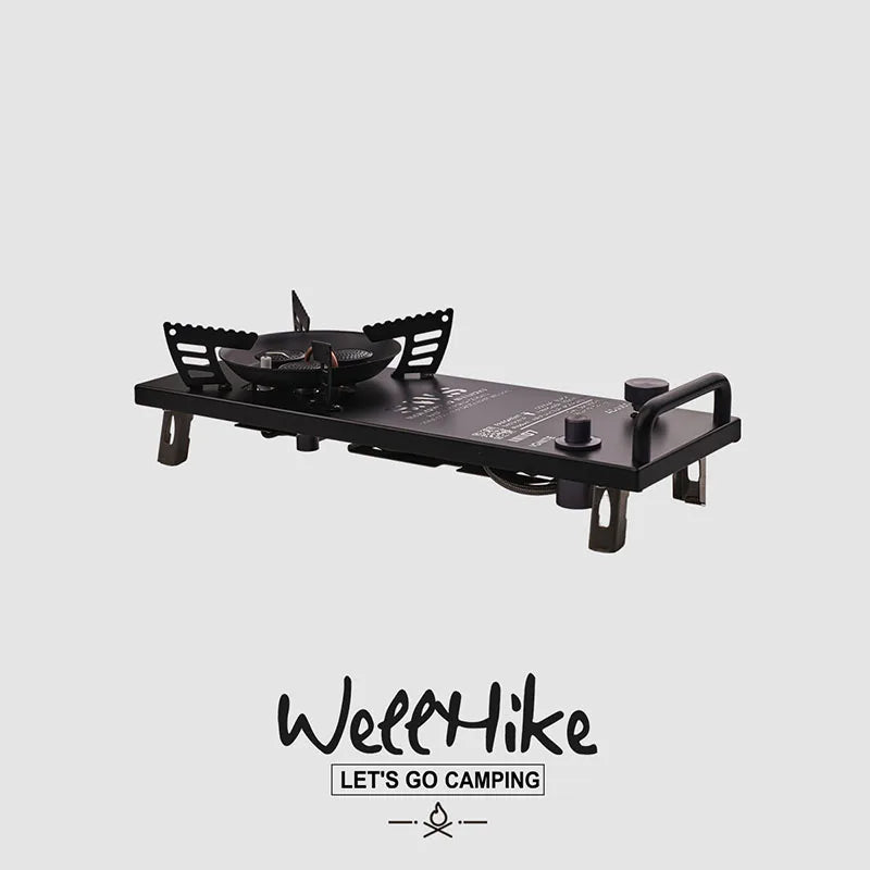 Load image into Gallery viewer, Portable Camping Stove | WELLHIKE IGT Folding Gas Stove with Isobutane Fuel Built-in Ignition
