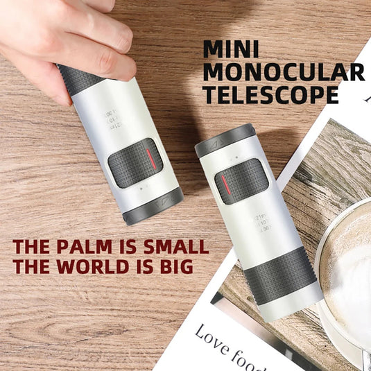 Powerful Monocular Mini Telescope Portable Spotting Scope Camping Equipment Tourism Optical Sight Monocular 10-30x21 Zoom