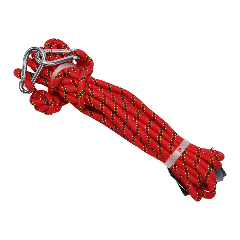 Load image into Gallery viewer, Safety Rope Rock Climbing Rope 10M 10mm Equipment Polyester Red/Bule Static Thick Knit Tree Wall High Performance
