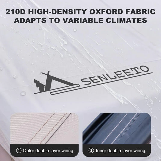 10x13 ft Group Rainfly Shelter | 6–8 Person Camp Awning & Sunshade