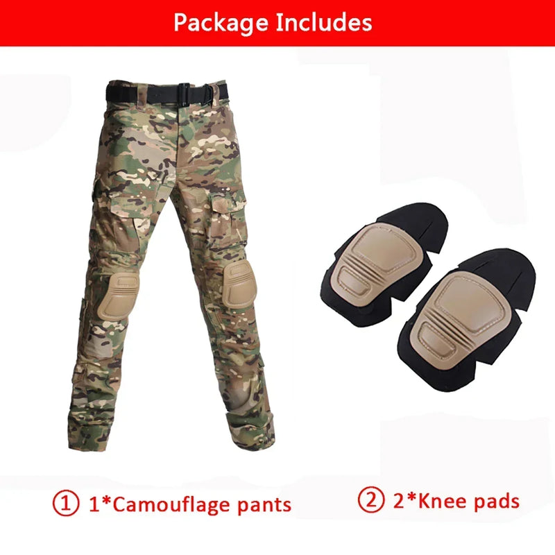 Load image into Gallery viewer, Softair Pants Hiking Tactical Pants Men Climb Clothing Camo Casual Combat Pant Camping Outfit Outdoor Paintball Trousers Hunt
