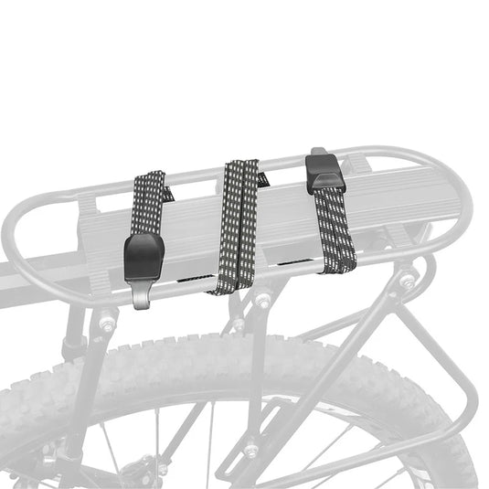 Bicycle Luggage Rope Elastic Carrier Rack Straps Binding Ropes Belt Buckle Rope With Hook Mountain Bike Bag Accessories