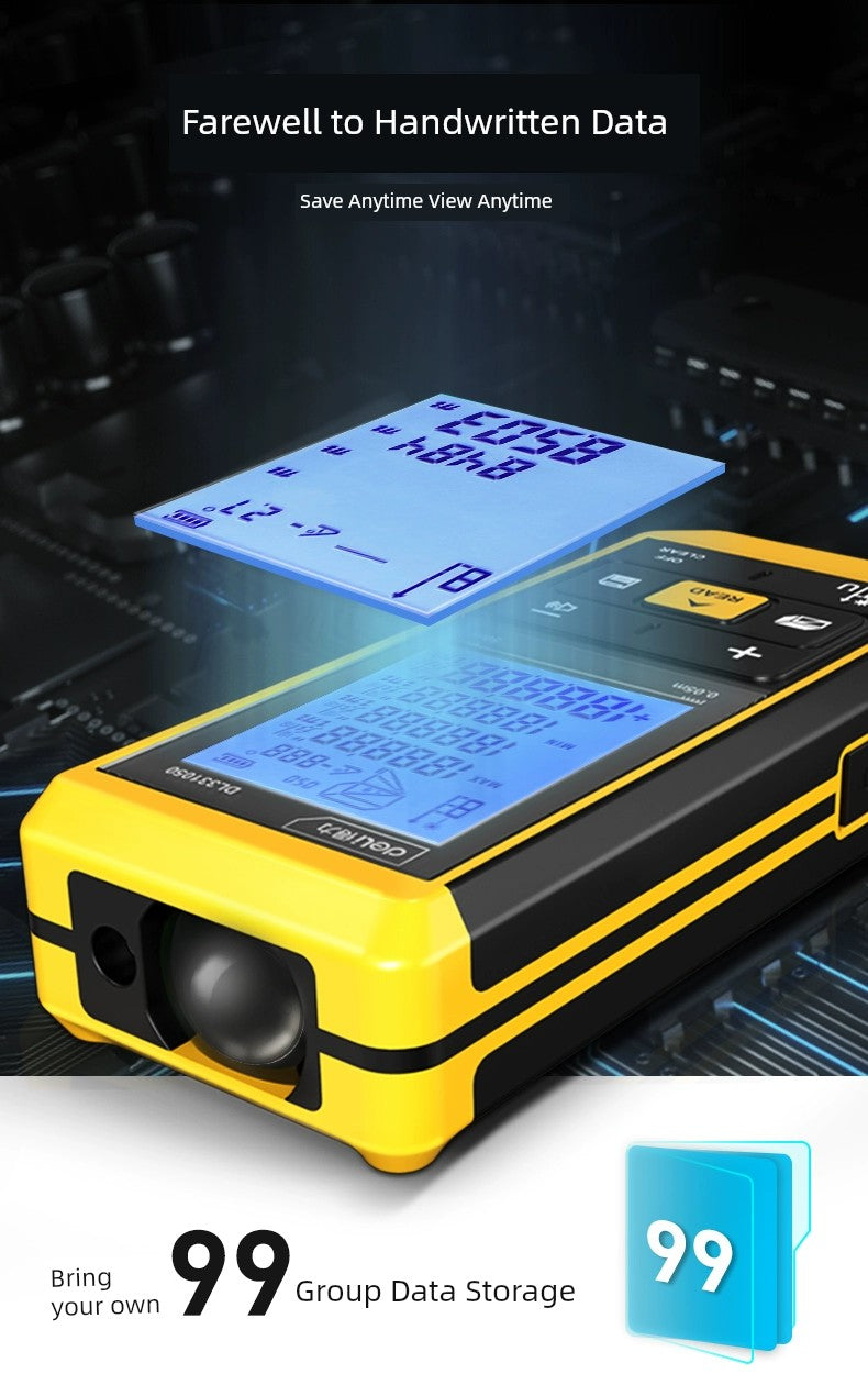 Load image into Gallery viewer, Deli Handheld Electronic Ruler Multi-Function Laser Rangefinder
