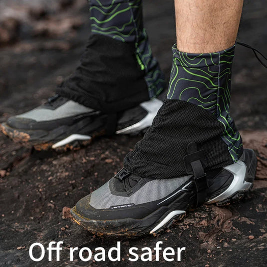 MAP BROTHER F1001 Trail Running Gaiters | Sandproof Shoe Covers for Triathlon Marathon