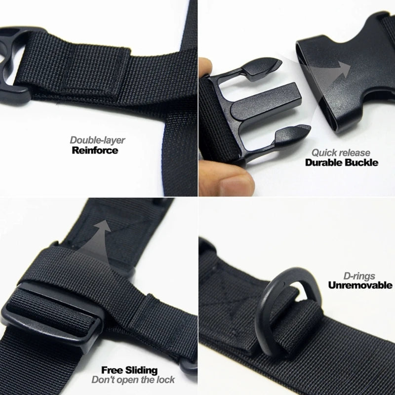 Load image into Gallery viewer, Fishing Accessories Fighting Belt Wader Straps D-ring and Hook Fit Waist Belts
