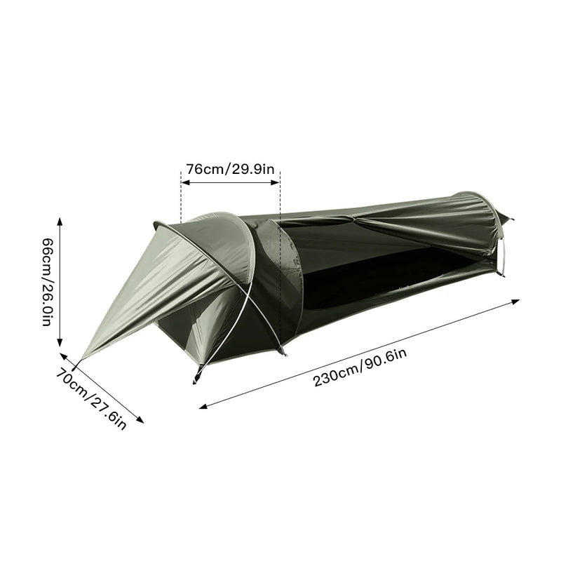Load image into Gallery viewer, Ultralight 1-Person Waterproof Tunnel Tent – Compact Shelter for Solo Hiking, Camping &amp; Fishing
