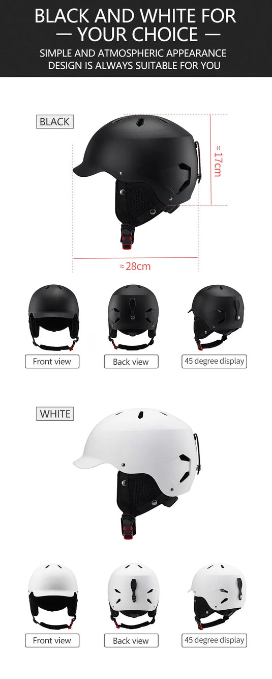 Eastinear-ski Helmet for Men and Women, Ultra-light, Warm, Safety Protection, High Quality, Outdoor, Snowboarding