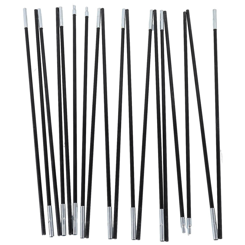 Load image into Gallery viewer, 1 Pair 3/3.3/4/4.48/4.9m Fiberglass Tent Rod Camping Tent Pole Bars Support Rods Awning Frames Kit Hiking Travel Canopies Parts
