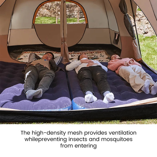 2025 Upgraded 4-Season Family Camping Tent – Spacious, Waterproof Shelter for Outdoor Adventures
