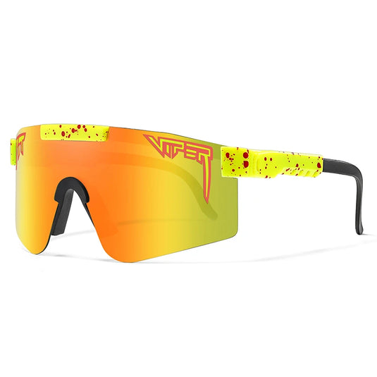 2024 PIT Viper UV400 Cycling Sunglasses – Bold Performance for Outdoor Adventure