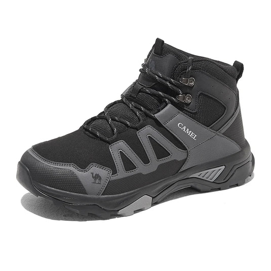 Golden Camel Men’s Waterproof High-Top Hiking Boots – Superior Traction for Winter Treks
